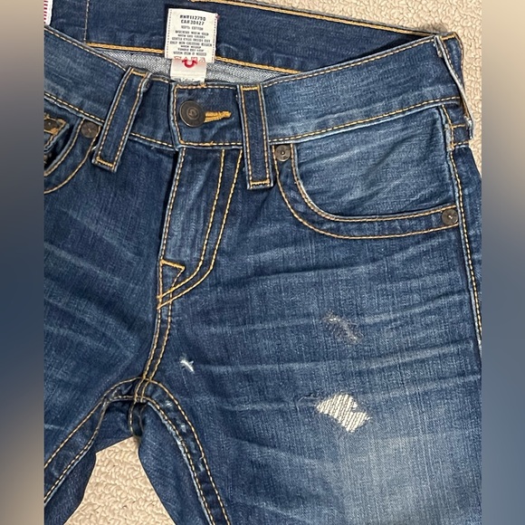 True Religion Jeans Men’s RICKY Size 28 with detailed back pocket - Picture 2 of 8